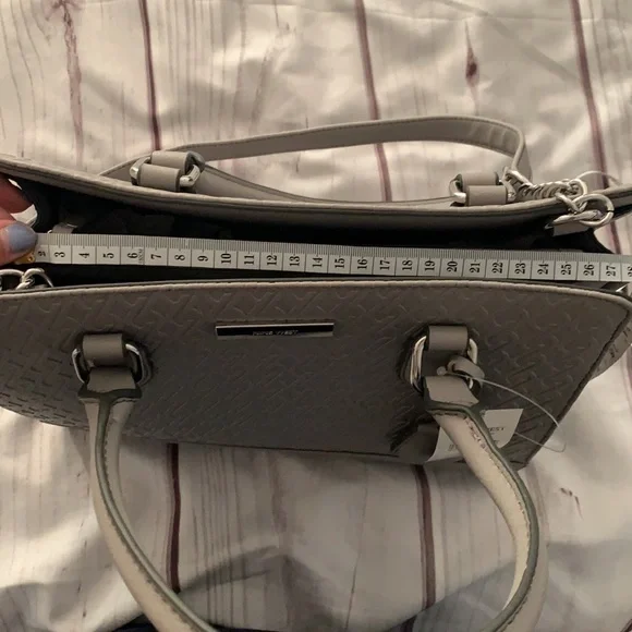 NWT Nine West "You and Me" Gray Handbag/Shoulder Bag - Picture 14 of 14